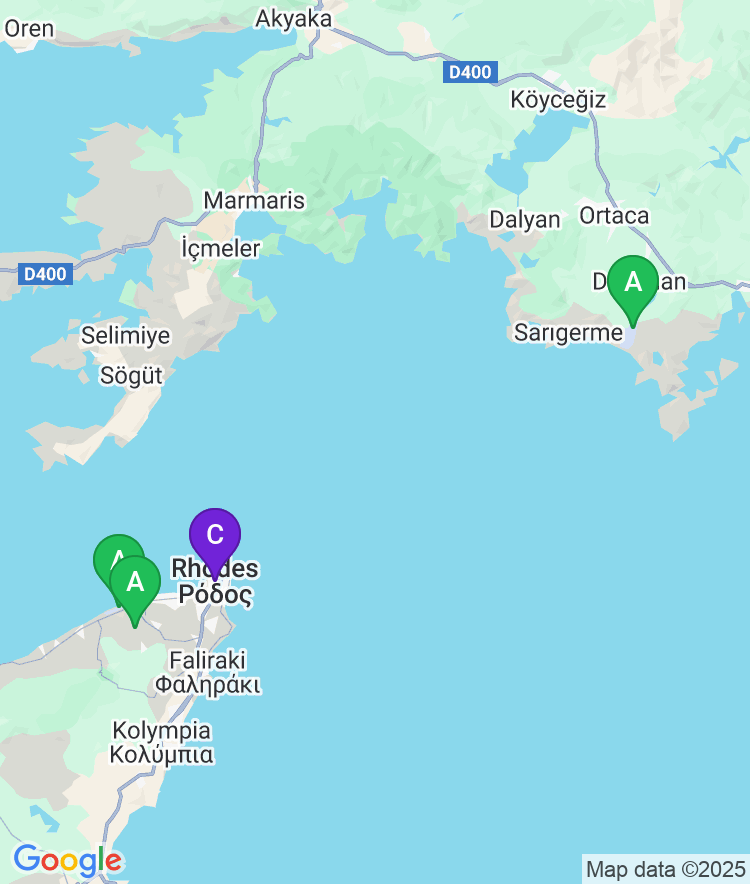 Rhodes Available Airport Options